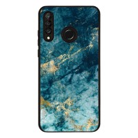 Θήκη Sonique Marble Series για Huawei P30 Lite Μπλε