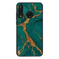 Θήκη Sonique Marble Series για Huawei P30 Lite Πράσινο