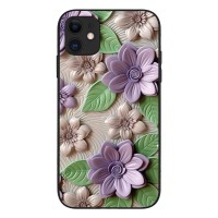 Θήκη Sonique 3D Flower Series για Apple iPhone 11 Βιολετί