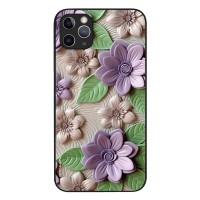Θήκη Sonique 3D Flower Series για Apple iPhone 11 Pro Max Βιολετί