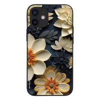 Θήκη Sonique 3D Flower Series για Apple iPhone 12 mini Εκρού