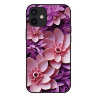 Θήκη Sonique 3D Flower Series για Apple iPhone 12 mini Ροζ