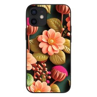 Θήκη Sonique 3D Flower Series για Apple iPhone 12 mini Σομόν