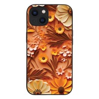 Θήκη Sonique 3D Flower Series για Apple iPhone 13 Πορτοκαλί