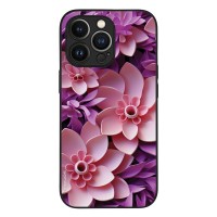 Θήκη Sonique 3D Flower Series για Apple iPhone 13 Pro Ροζ