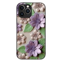 Θήκη Sonique 3D Flower Series για Apple iPhone 13 Pro Max Βιολετί