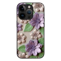 Θήκη Sonique 3D Flower Series για Apple iPhone 14 Pro Βιολετί