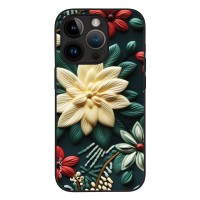 Θήκη Sonique 3D Flower Series για Apple iPhone 14 Pro Πράσινο