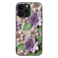 Θήκη Sonique 3D Flower Series για Apple iPhone 14 Pro Max Βιολετί