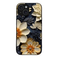 Θήκη Sonique 3D Flower Series για Apple iPhone 15 Εκρού