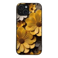 Θήκη Sonique 3D Flower Series για Apple iPhone 15 Κίτρινο