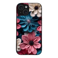 Θήκη Sonique 3D Flower Series για Apple iPhone 15 Ροζ 01