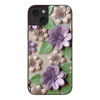 Θήκη Sonique 3D Flower Series για Apple iPhone 15 Plus Βιολετί