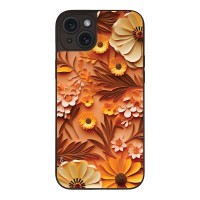 Θήκη Sonique 3D Flower Series για Apple iPhone 15 Plus Πορτοκαλί