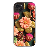 Θήκη Sonique 3D Flower Series για Apple iPhone 15 Plus Σομόν