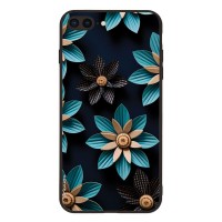Θήκη Sonique 3D Flower Series για Apple iPhone 7 Plus / iPhone 8 Plus Γαλάζιο