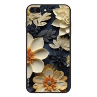 Θήκη Sonique 3D Flower Series για Apple iPhone 7 Plus / iPhone 8 Plus Εκρού