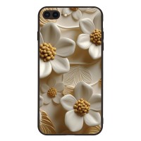 Θήκη Sonique 3D Flower Series για Apple iPhone 7 Plus / iPhone 8 Plus Λευκό