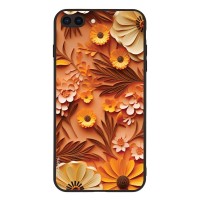 Θήκη Sonique 3D Flower Series για Apple iPhone 7 Plus / iPhone 8 Plus Πορτοκαλί