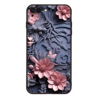 Θήκη Sonique 3D Flower Series για Apple iPhone 7 Plus / iPhone 8 Plus Ροζ 02