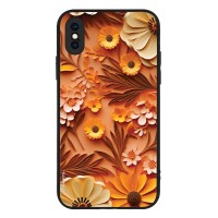 Θήκη Sonique 3D Flower Series για Apple iPhone X / iPhone XS Πορτοκαλί