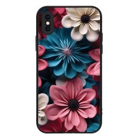 Θήκη Sonique 3D Flower Series για Apple iPhone X / iPhone XS Ροζ 01