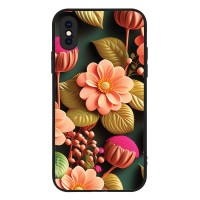 Θήκη Sonique 3D Flower Series για Apple iPhone X / iPhone XS Σομόν