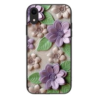 Θήκη Sonique 3D Flower Series για Apple iPhone XR Βιολετί