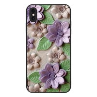 Θήκη Sonique 3D Flower Series για Apple iPhone XS MAX Βιολετί
