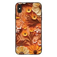 Θήκη Sonique 3D Flower Series για Apple iPhone XS MAX Πορτοκαλί