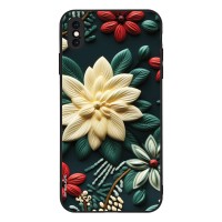 Θήκη Sonique 3D Flower Series για Apple iPhone XS MAX Πράσινο