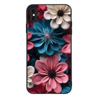 Θήκη Sonique 3D Flower Series για Apple iPhone XS MAX Ροζ 01