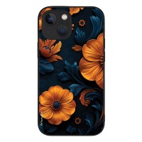 Θήκη Sonique 3D Flower Series για Apple iPhone 13 Mini Πορτοκαλί 01