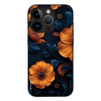 Θήκη Sonique 3D Flower Series για Apple iPhone 14 Pro Πορτοκαλί 01