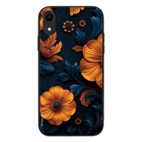 Θήκη Sonique 3D Flower Series για Apple iPhone XR Πορτοκαλί 01