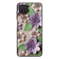 Θήκη Sonique 3D Flower Series για Samsung Galaxy A12 Βιολετί