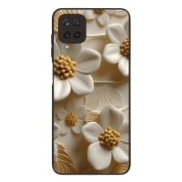 Θήκη Sonique 3D Flower Series για Samsung Galaxy A12 Λευκό