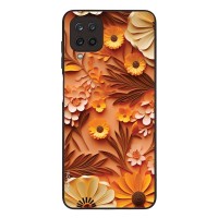 Θήκη Sonique 3D Flower Series για Samsung Galaxy A12 Πορτοκαλί