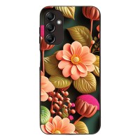 Θήκη Sonique 3D Flower Series για Samsung Galaxy A14 4G / Galaxy A14 5G Σομόν