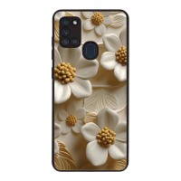 Θήκη Sonique 3D Flower Series για Samsung Galaxy A21s Λευκό