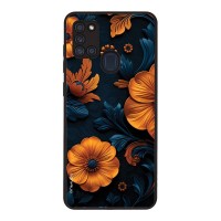 Θήκη Sonique 3D Flower Series για Samsung Galaxy A21s Πορτοκαλί 01