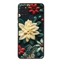 Θήκη Sonique 3D Flower Series για Samsung Galaxy A21s Πράσινο