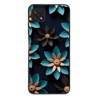 Θήκη Sonique 3D Flower Series για Samsung Galaxy A22 5G Γαλάζιο