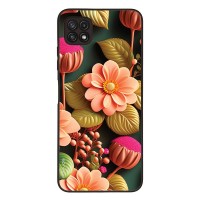 Θήκη Sonique 3D Flower Series για Samsung Galaxy A22 5G Σομόν
