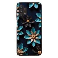 Θήκη Sonique 3D Flower Series για Samsung Galaxy A32 5G Γαλάζιο