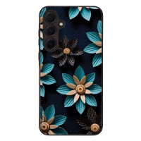 Θήκη Sonique 3D Flower Series για Samsung Galaxy A35 5G Γαλάζιο