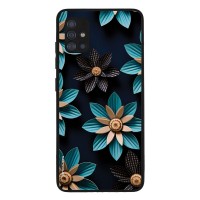 Θήκη Sonique 3D Flower Series για Samsung Galaxy A51 Γαλάζιο