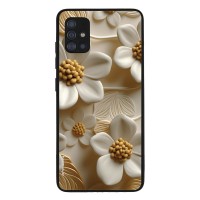 Θήκη Sonique 3D Flower Series για Samsung Galaxy A51 Λευκό