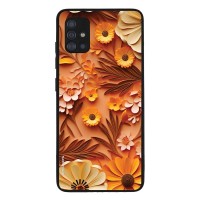 Θήκη Sonique 3D Flower Series για Samsung Galaxy A51 Πορτοκαλί