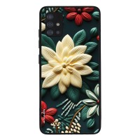 Θήκη Sonique 3D Flower Series για Samsung Galaxy A51 Πράσινο